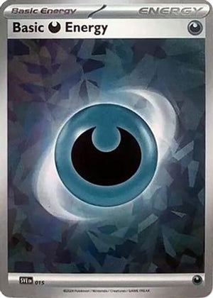 Basic Darkness Energy (Cracked Ice Holo) 015  - Holofoil SVE Scarlet & Violet Energies - Common