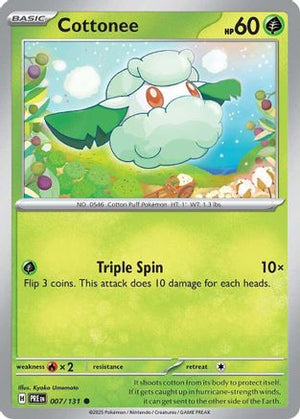 Cottonee 007/131  SV Prismatic Evolutions - Common