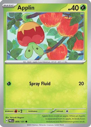 Applin 009/131  SV Prismatic Evolutions - Common
