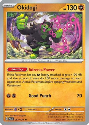 Okidogi 057/131  - Holofoil SV Prismatic Evolutions - Rare
