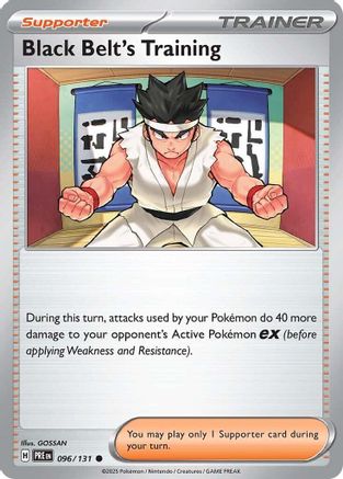 Black Belt's Training 096/131  SV Prismatic Evolutions - Common