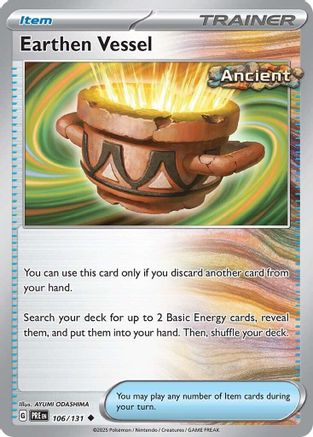 Earthen Vessel 106/131  SV Prismatic Evolutions - Uncommon