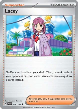 Lacey 114/131  SV Prismatic Evolutions - Uncommon