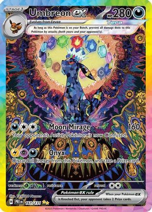 Umbreon ex 161/131  - Holofoil SV Prismatic Evolutions - Special Illustration Rare