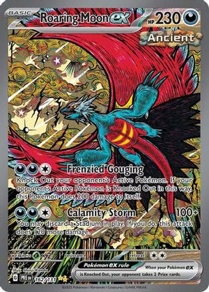 Roaring Moon ex 162/131  - Holofoil SV Prismatic Evolutions - Special Illustration Rare