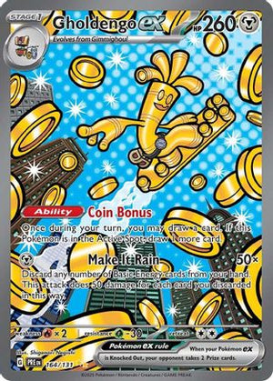 Gholdengo ex 164/131  - Holofoil SV Prismatic Evolutions - Special Illustration Rare
