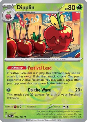 Dipplin (Poke Ball Pattern) 010/131  - Holofoil SV Prismatic Evolutions - Uncommon