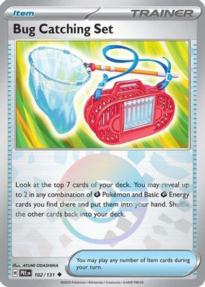 Bug Catching Set (Poke Ball Pattern) 102/131  - Holofoil SV Prismatic Evolutions - Uncommon