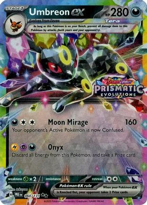 SEALED Umbreon ex (Prismatic Evolutions Stamp) 060/131 - Holofoil Miscellaneous Cards & Products - Promo