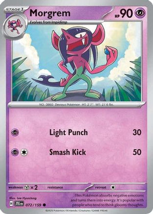 Morgrem 072/159  - Reverse Holofoil SV09 Journey Together - Common