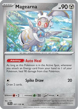Magearna 107/159  - Holofoil SV09 Journey Together - Rare
