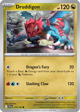 Druddigon 115/159  SV09 Journey Together - Common