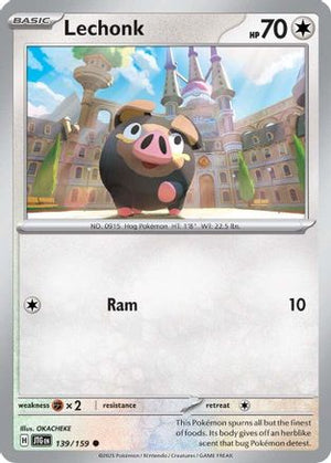 Lechonk 139/159  - Reverse Holofoil SV09 Journey Together - Common
