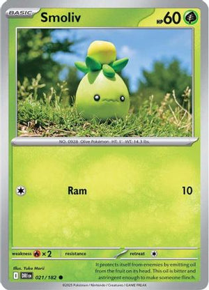 Smoliv 021/182  SV10 Destined Rivals - Common
