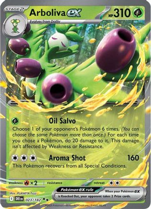 Arboliva ex 023/182  - Holofoil SV10 Destined Rivals - Double Rare
