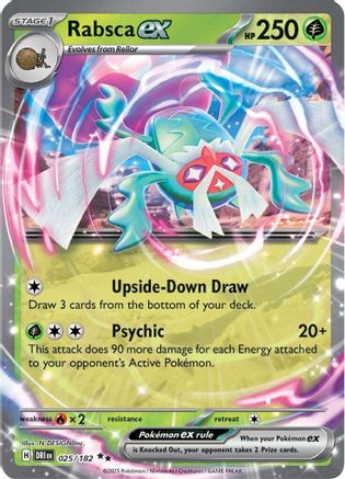 Rabsca ex 025/182  - Holofoil SV10 Destined Rivals - Double Rare