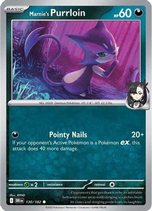 Marnie's Purrloin 130/182  SV10 Destined Rivals - Common