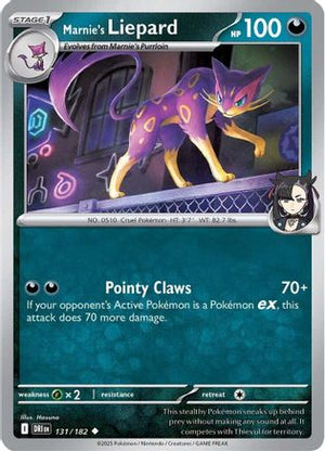 Marnie's Liepard 131/182  SV10 Destined Rivals - Uncommon
