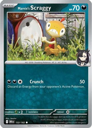Marnie's Scraggy 132/182  SV10 Destined Rivals - Common