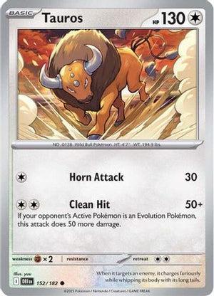 Tauros 152/182  SV10 Destined Rivals - Common