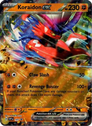 Koraidon ex 197  - Holofoil SV Scarlet & Violet Promo Cards - Promo