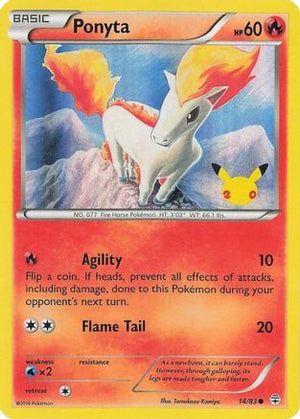 Ponyta (UK Exclusive Promo) 014  - Holofoil Miscellaneous Cards & Products - Promo