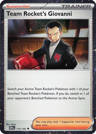 Team Rocket's Giovanni (Cosmos Holo) 174  - Holofoil Miscellaneous Cards & Products - Uncommon