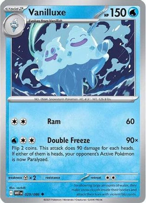 Vanilluxe 029/086  SV White Flare - Uncommon