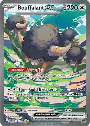 Bouffalant ex 170/086  - Holofoil SV White Flare - Special Illustration Rare