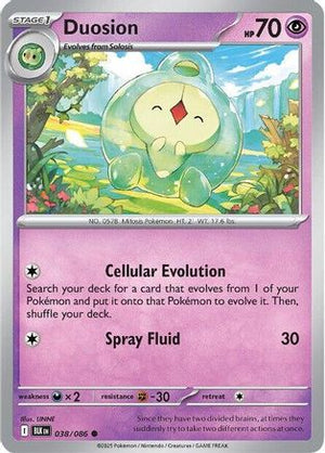 Duosion 038/086  - Reverse Holofoil SV Black Bolt - Common
