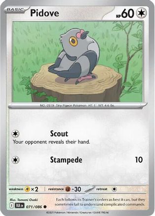 Pidove 071/086  SV Black Bolt - Common
