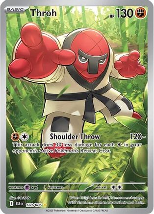 Throh 128/086  - Holofoil SV Black Bolt - Illustration Rare
