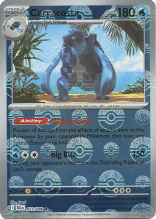Carracosta (Poke Ball Pattern) 023/086  - Holofoil SV Black Bolt - Rare