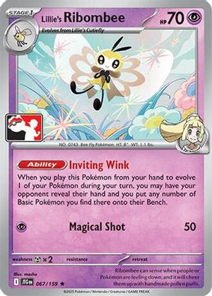 Lillie's Ribombee 067/159  Prize Pack Series Cards - Rare