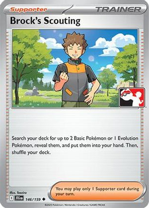 Brock's Scouting 146/159  Prize Pack Series Cards - Uncommon