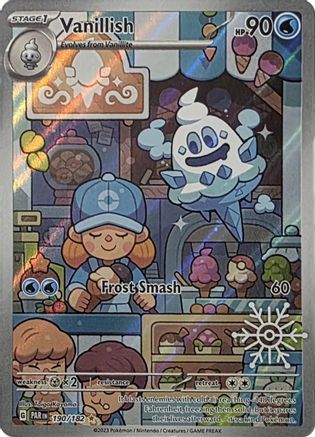 SEALED Vanillish (Holiday Calendar) 190/182 - Holofoil Miscellaneous Cards & Products - Illustration Rare