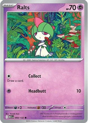 Ralts 058/132  ME01 Mega Evolution - Common