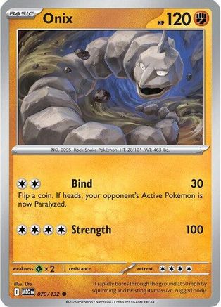 Onix 070/132  ME01 Mega Evolution - Common