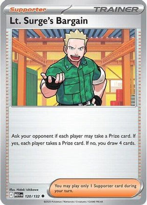 Lt. Surge's Bargain 120/132  ME01 Mega Evolution - Uncommon