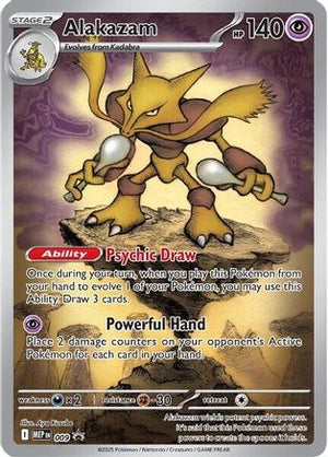 SEALED Alakazam 009 - Holofoil ME Mega Evolution Promo - Promo