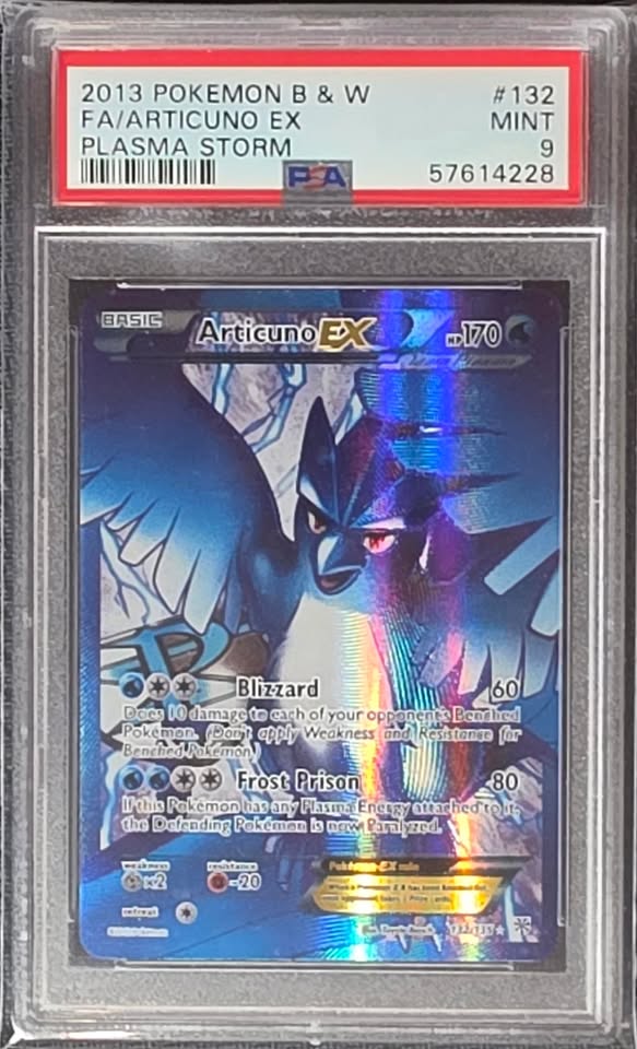 PSA 9 Articuno EX #132-Plasma Storm (4228)