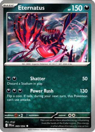 Eternatus 069/094  - Reverse Holofoil ME02 Phantasmal Flames - Uncommon