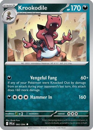 Krookodile 066/094  ME02 Phantasmal Flames - Uncommon