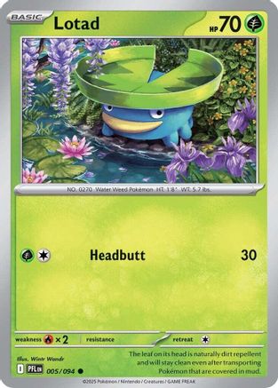 Lotad 005/094  ME02 Phantasmal Flames - Common