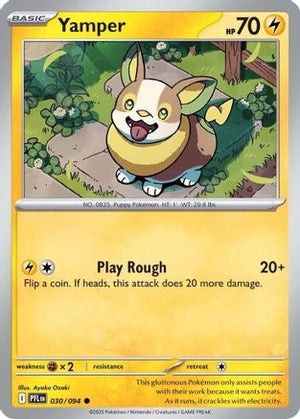 Yamper 030/094  - Reverse Holofoil ME02 Phantasmal Flames - Common