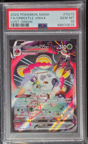 PSA 10 Orbeetle VMAX #TG13-Lost Origin