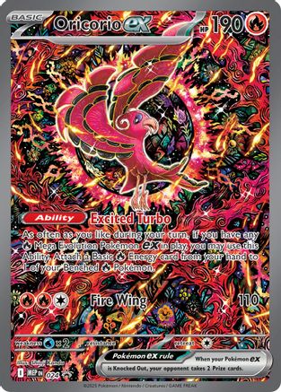 SEALED Mega Charizard X ex 023 / Oricorio ex 024 - Holofoil ME Mega Evolution Promo - Promo