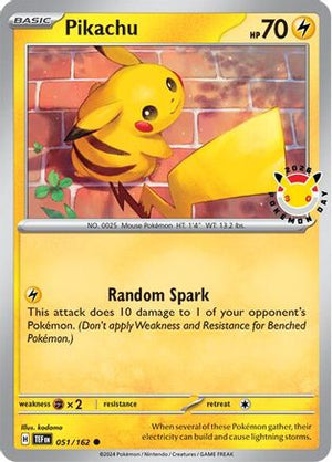 Pikachu (Pokemon Day 2026) 051  - Holofoil Miscellaneous Cards & Products - Common