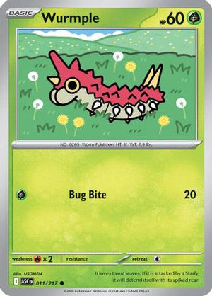 Wurmple 011  ME Ascended Heroes - Common