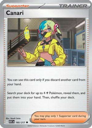 Canari 185/217  ME Ascended Heroes - Uncommon